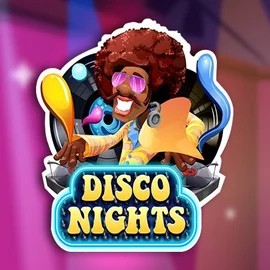 Official Bingo logo: Disco Nights by Red Rake Gaming at Happy Tiger Bingo