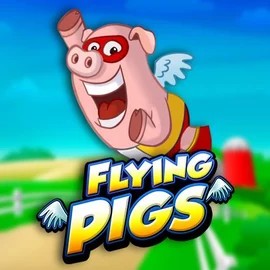 Flying Pigs slot visual from Play'n GO available on happytigerbingo.net