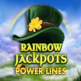 Rainbow Jackpots Power Lines casino game by Red Tiger Gaming – featured logo at Happy Tiger Bingo