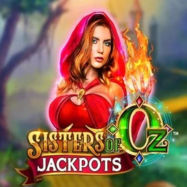 Sisters Of Oz Jackpots logo by Triple Edge Studios Happy Tiger Bingo